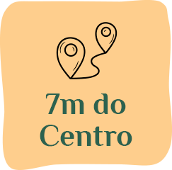 7 minutos do centro